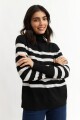 Sweater cuello rompeviento NEGRO