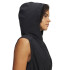 UA Rival Woven Ruched Vest-BLK BLK-001