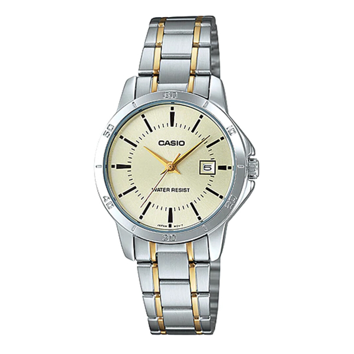 Reloj Casio Clásico Mujer Acero Inoxidable Combinado 