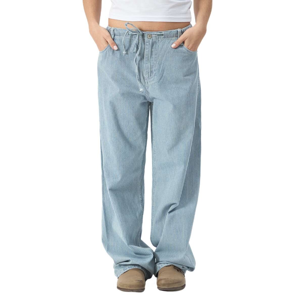 Pantalon Roxy Holgados Lined - Celeste 