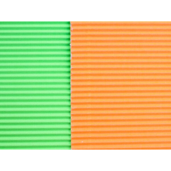 Cartón microcorrugado flúo A4 - 6 unidades Única