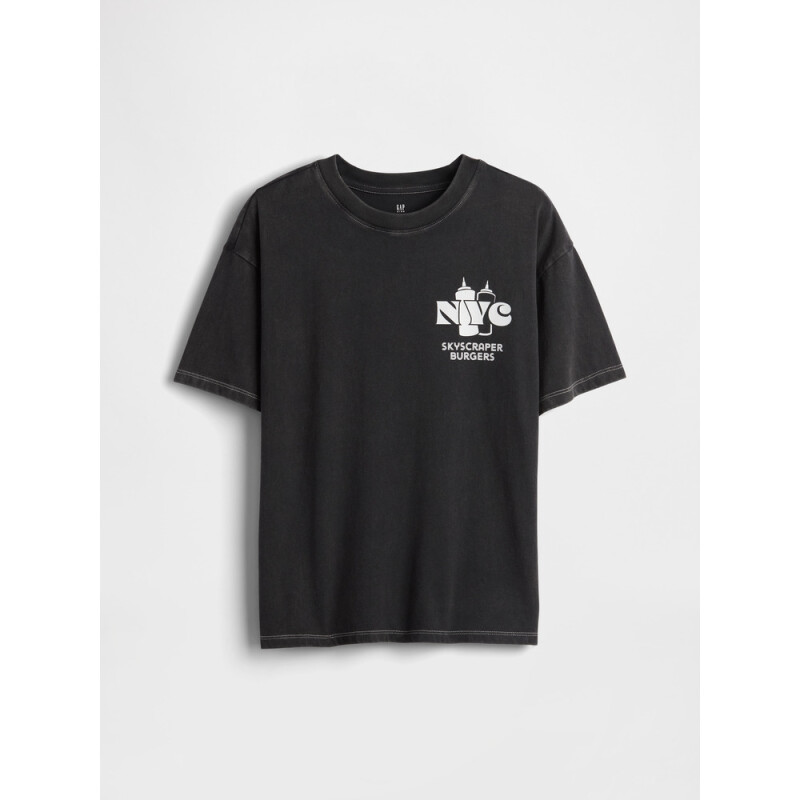 FEB SS GR TEE MOONLESS NIGHT