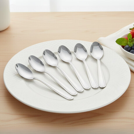 Set x6 mini cucharas PLATEADO