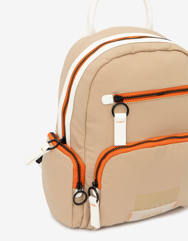 Mochilas Urbanas Mochila Rue Du Voyage - Marron Beige