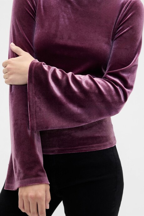 Remera Cuello Bote Mujer Tuscan Red