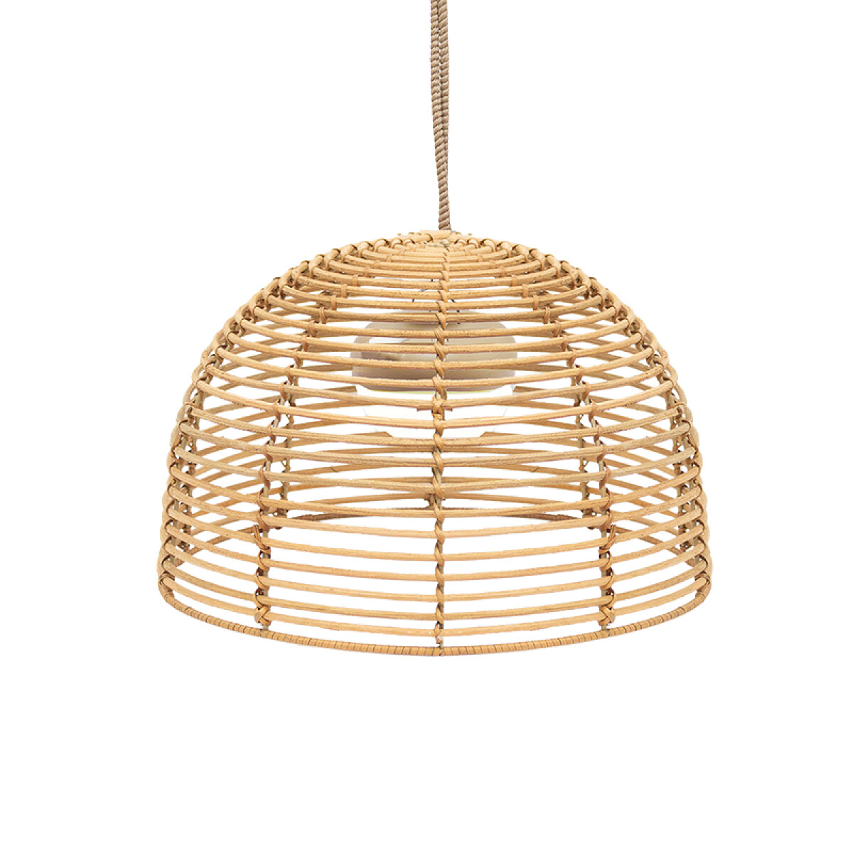 Colgante lámpara recargable cálida IP54 Ø35x22cm - NW0050 