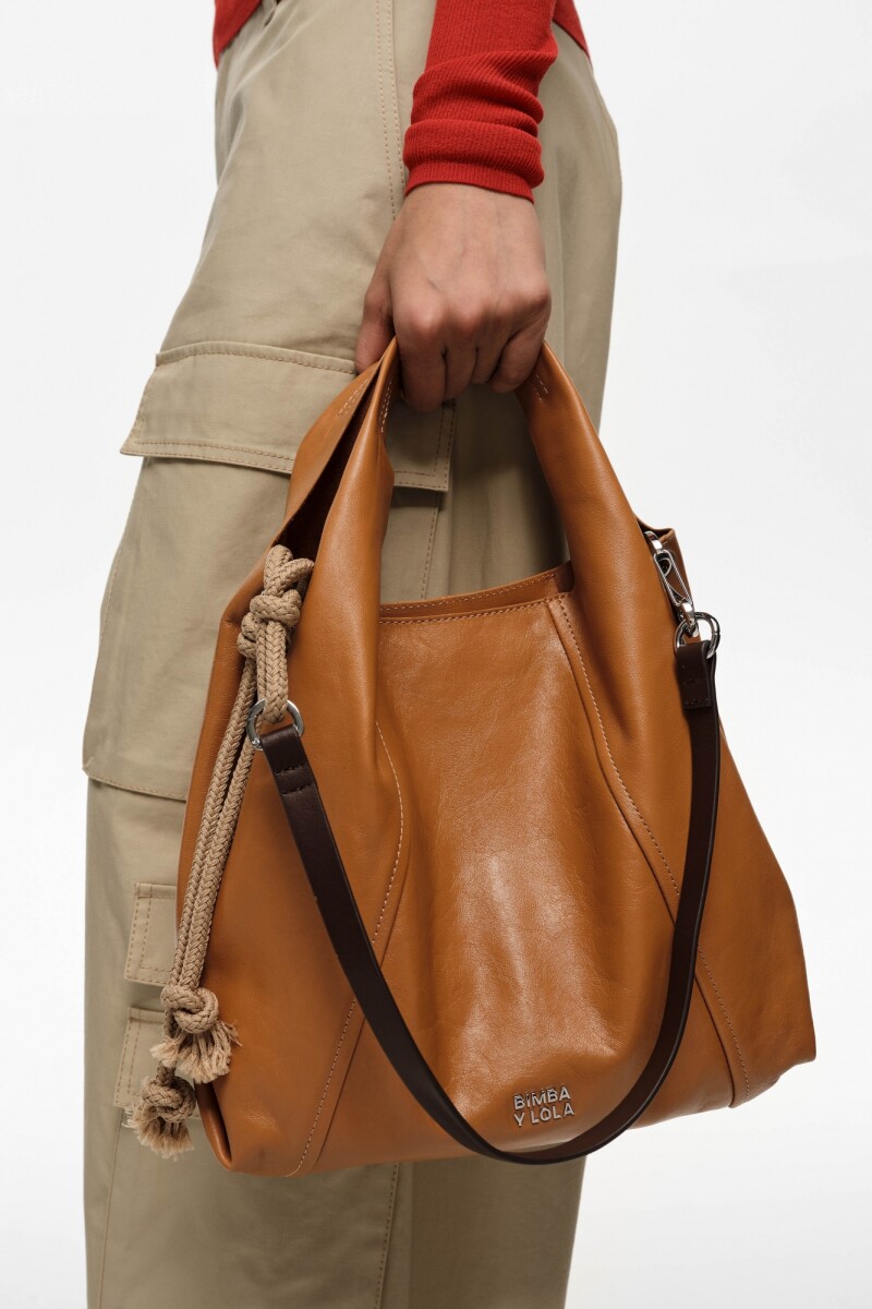 BOLSO PAPER MEDIANO Caramelo