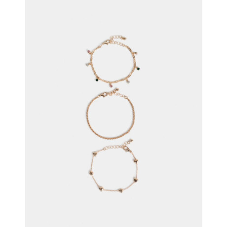 Sets De Pulseras Con Strass Multicolor Combinacion Multicolor