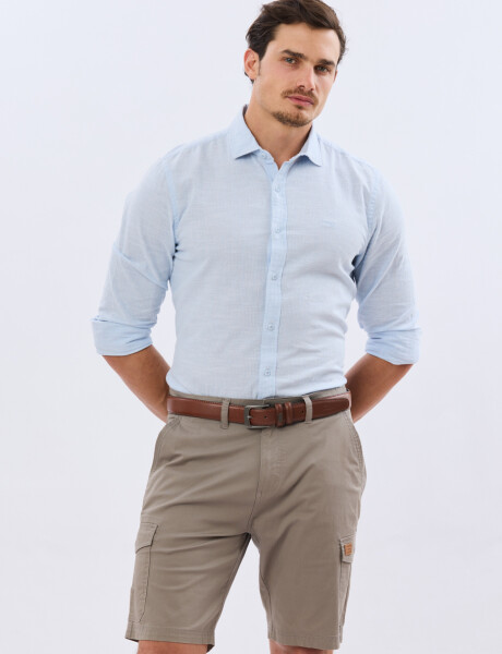 BERMUDA CARGO CON ELASTANO Khaki