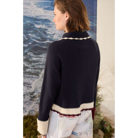 Cardigan Ola Azul