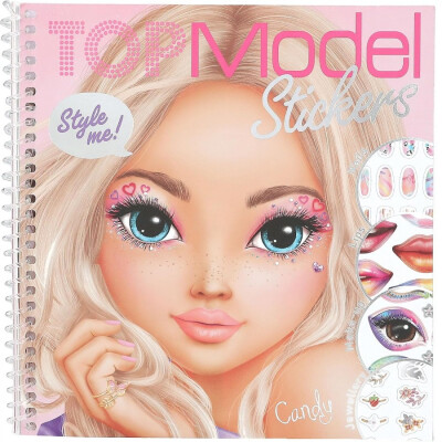 Libro de Stickers Face Top Model Libro de Stickers Face Top Model