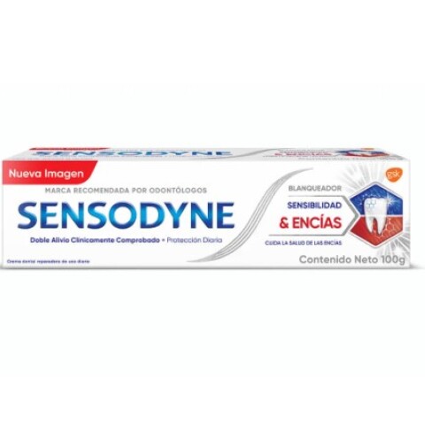 Sensodyne sensibilidad y encías cr. dental 100 g Sensodyne sensibilidad y encías cr. dental 100 g