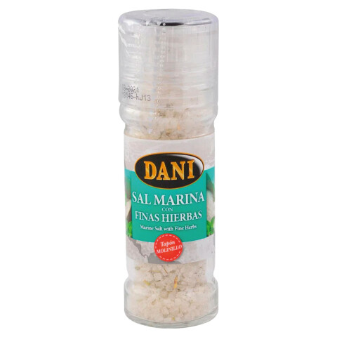 Molinillo Sal Marina Con Finas Hierbas Dani 90g Sal Marina Mol C/finas Hie 90g