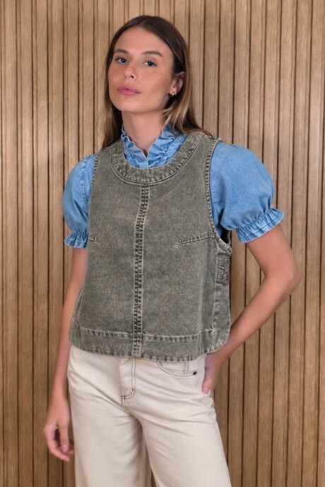Chaleco Cadaqués Denim Safari
