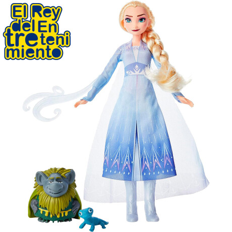 Disney Frozen Muñeca Elsa O Anna + Figura Olaf Pabbie Elsa