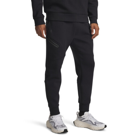 UA Unstoppable Flc Joggers-GRN BLK-001