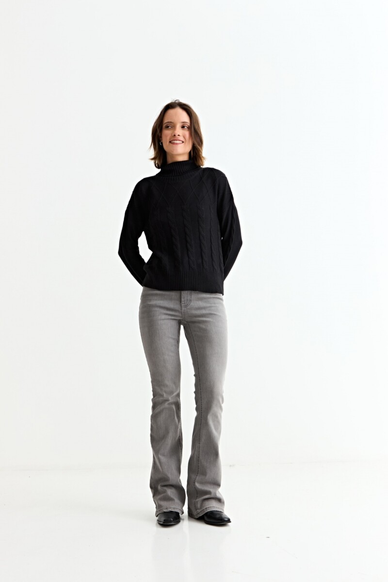 Sweater con estructura NEGRO