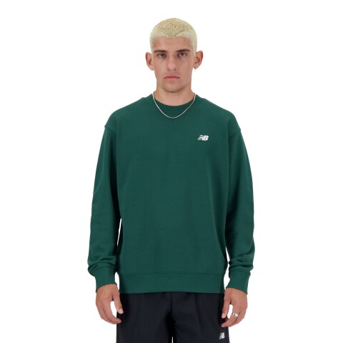 Buzo New Balance de Hombre - SMALL LOGO - MT41507NWG GREEN