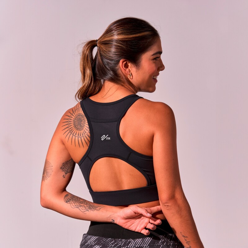 Top Lupe de Mujer Negro