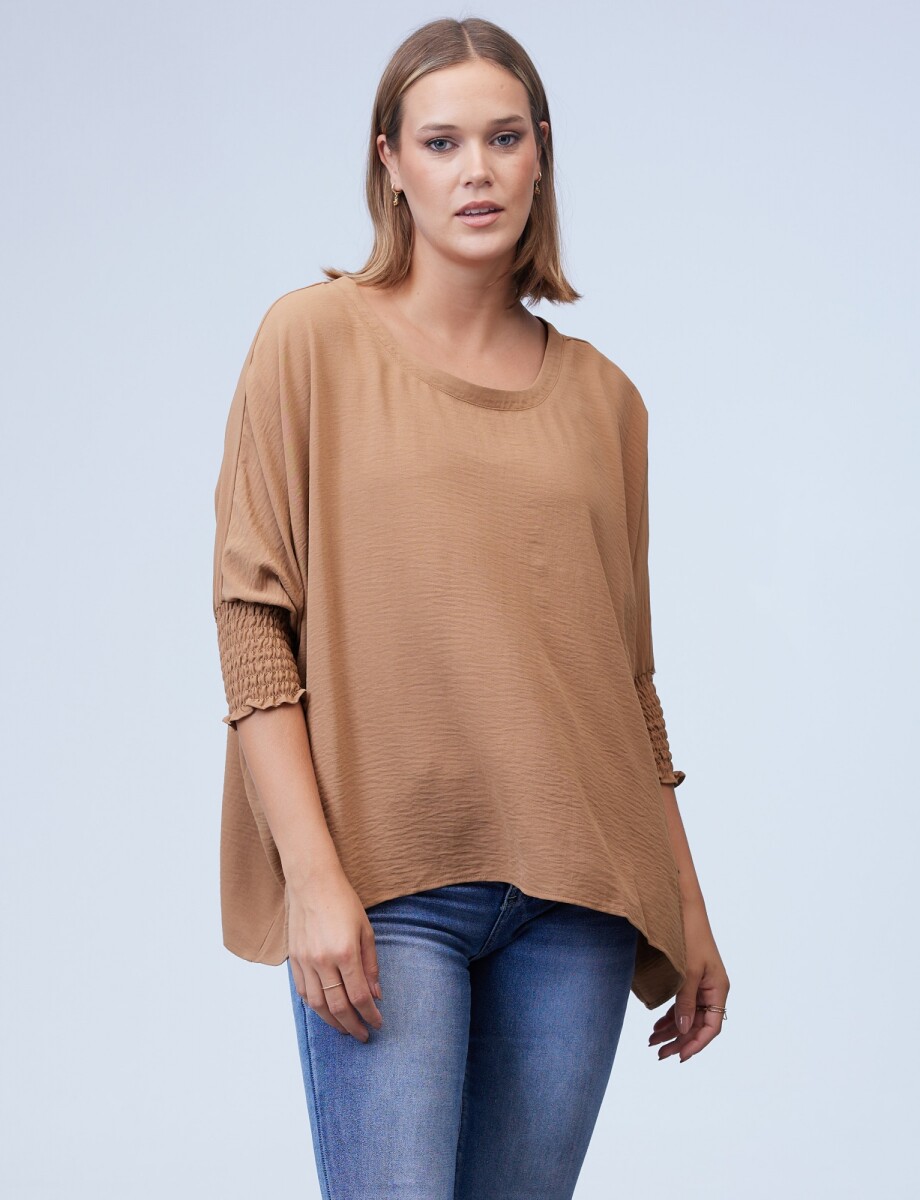 Blusa Oversized - Tostado 