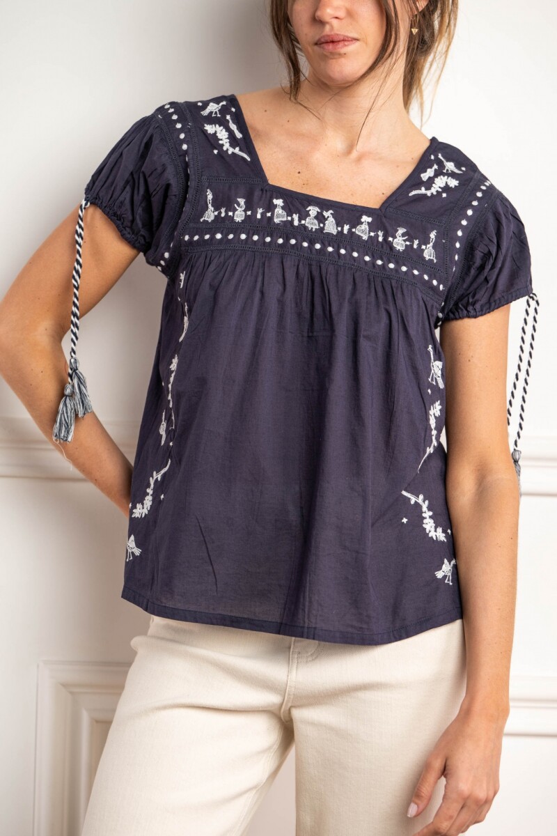 Blusa Marino