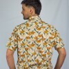 Camisa estampada Hawai Flower Beige