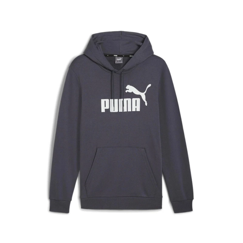 Abrigo Essentials Big Logo Hoodie Tr de Hombre Gris