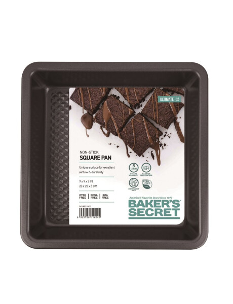 ASADERA ANTIAD. 25x25x5CM ULTIMATE NEGRO BS ASADERA ANTIAD. 25x25x5CM ULTIMATE NEGRO BS