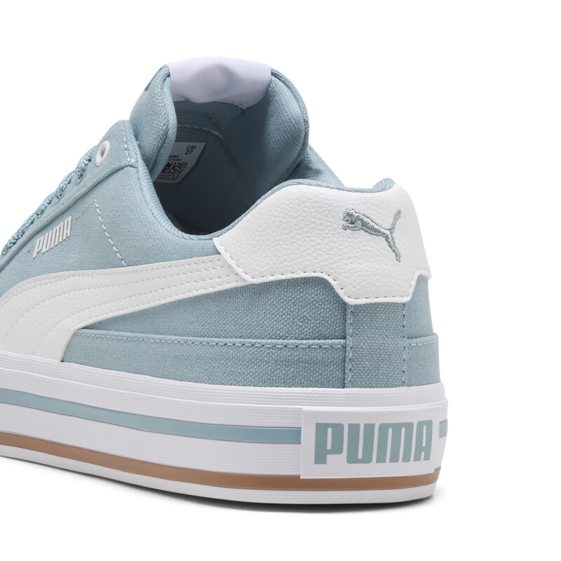 Championes Puma Court Classic Vulc FS Mujer 396353 35 Verde Agua-blanco