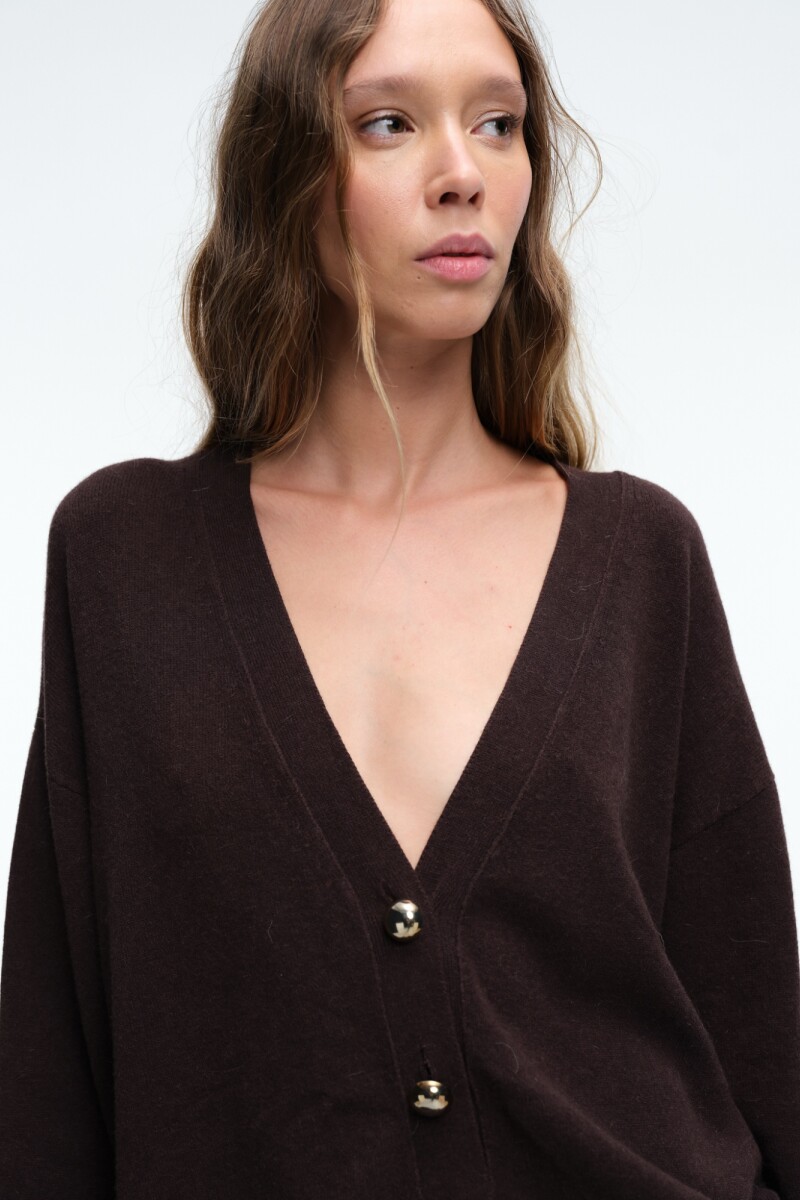 CARDIGAN Marron