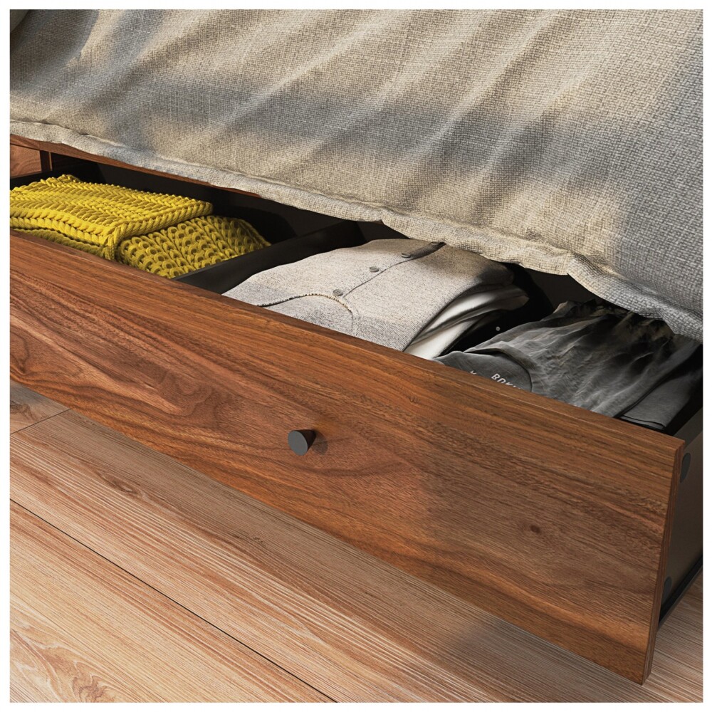 Sommier 155 cm - Cama Sauder / Colchón Mannes Sommier 155 cm - Cama Sauder / Colchón Mannes