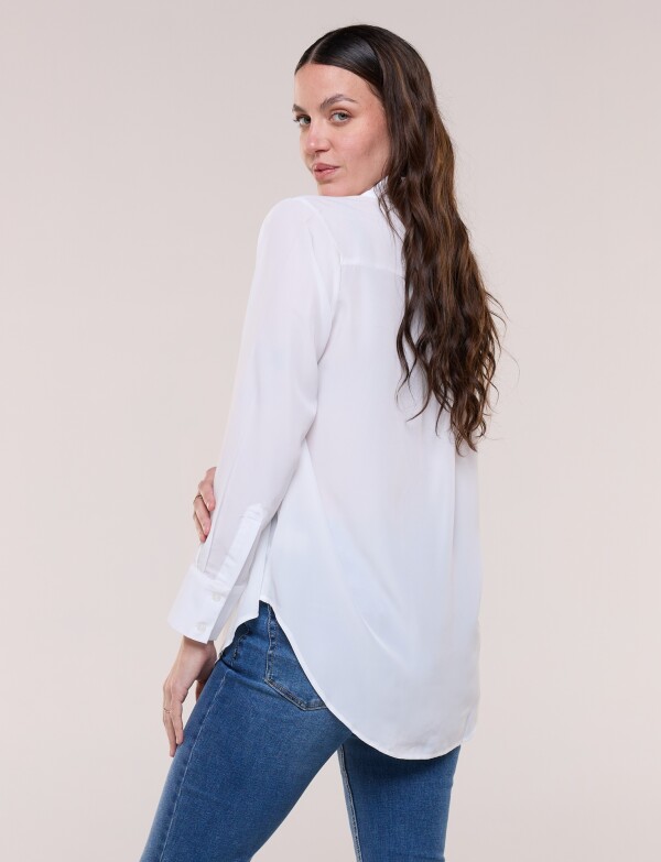 Camisa Satén CRUDO