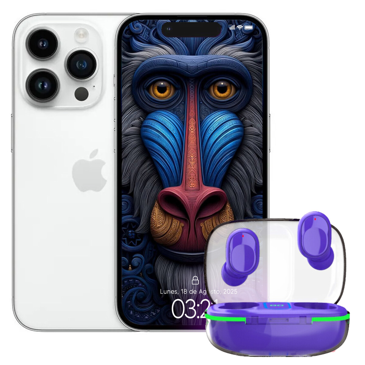 Iphone 13 Pro Max 128 Gb  + Regalo  - PLATEADO 