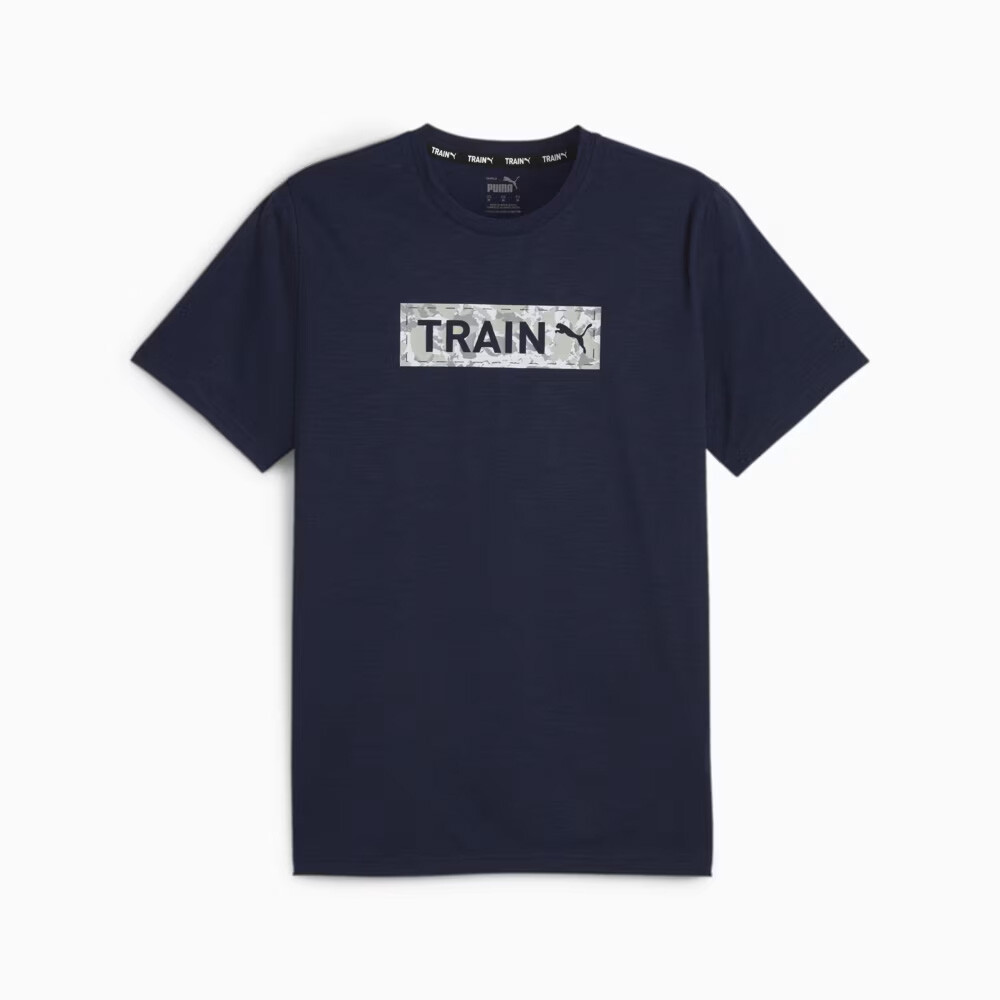 Mens Graphic Tee Train Puma - Hombre Navy