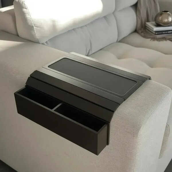 Bandeja Para Brazo Del Sofá Con Guardado - Priv7101 Bandeja Para Brazo Del Sofá Con Guardado - Priv7101