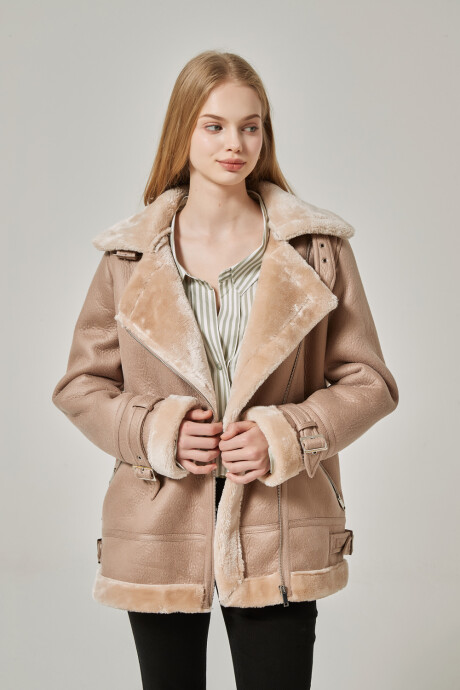 Campera Lujan Taupe / Mink / Vison