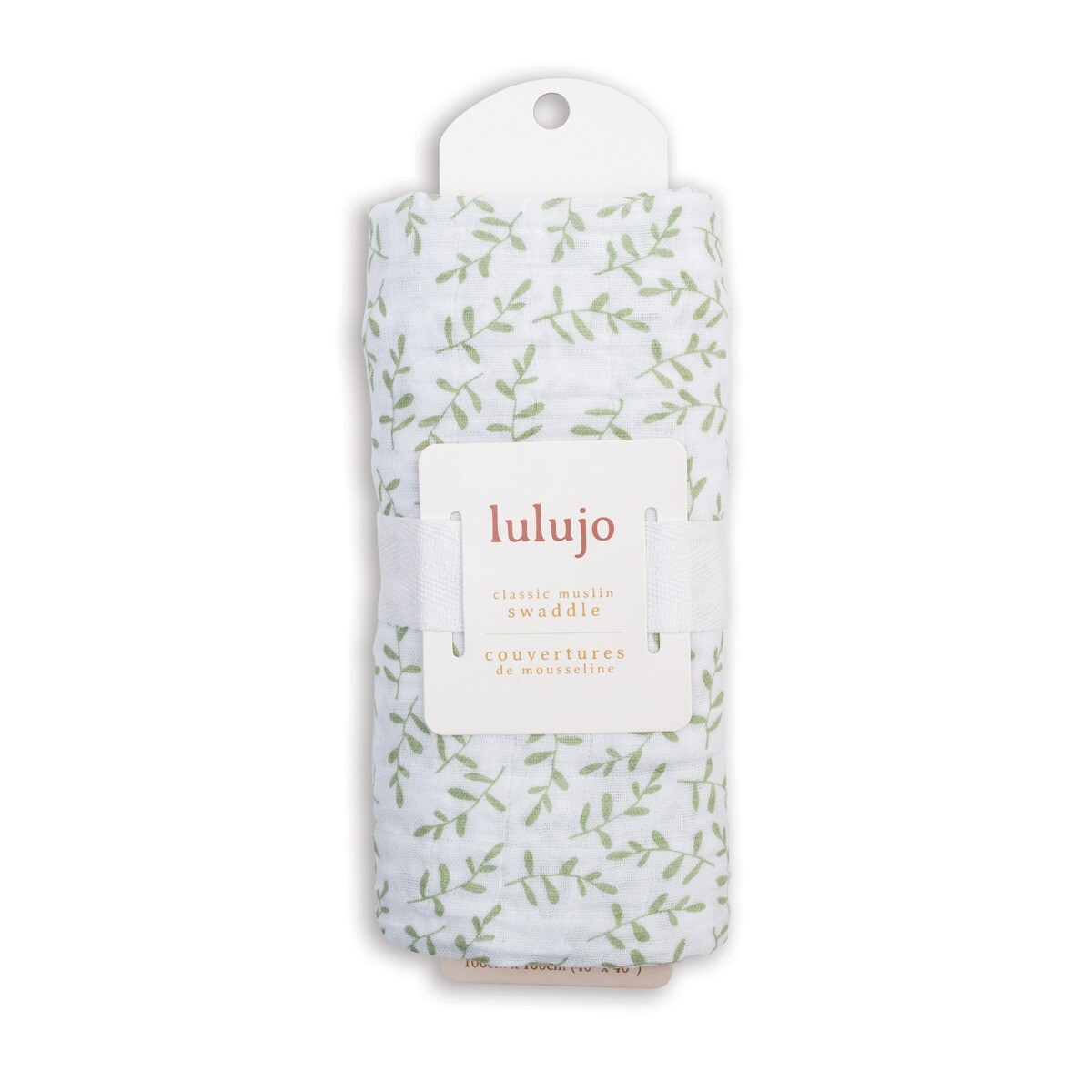 LJ4 - Manta Muselina Lulujo 100x100 Greenery Lulujo 
