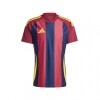 CAMISETA adidas STRIPED 24 team navy blue 2/team coll burgundy 2/team yellow