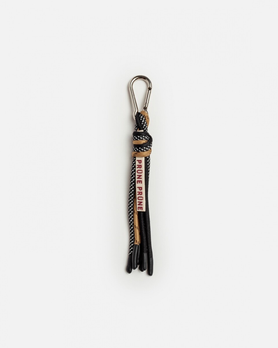 Llavero charm Candy en combinación de cordones - Negro 