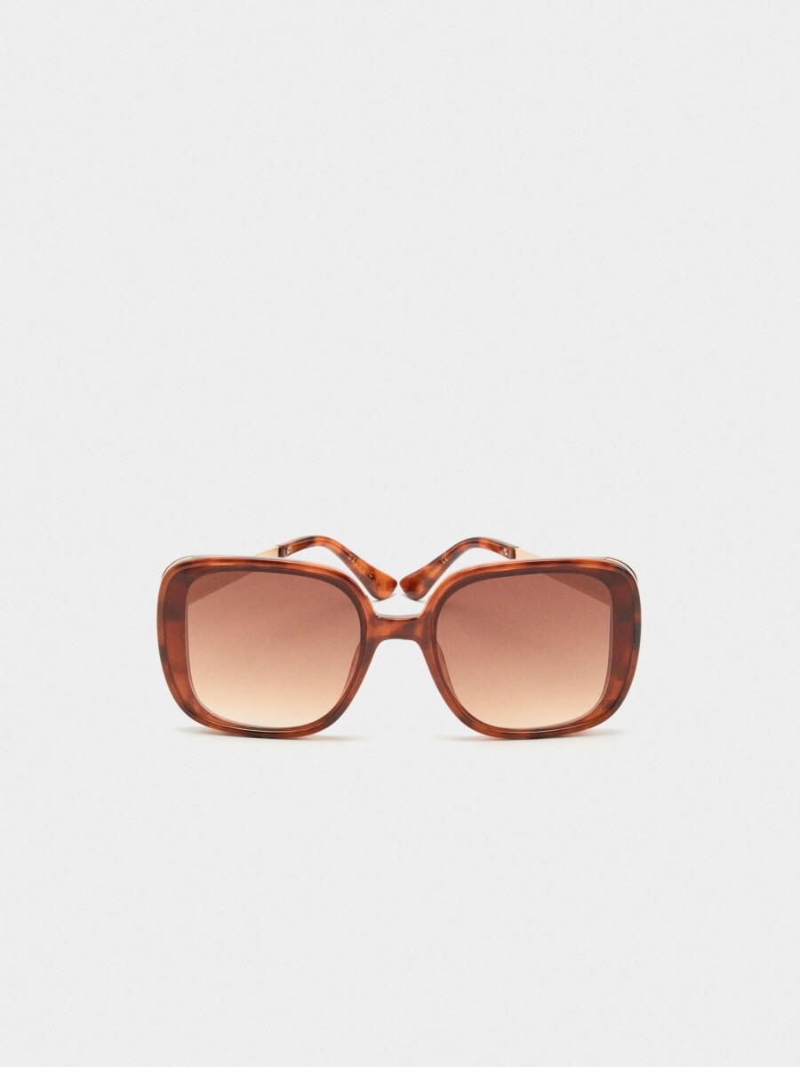 Gafas De Sol Cuadradas marron
