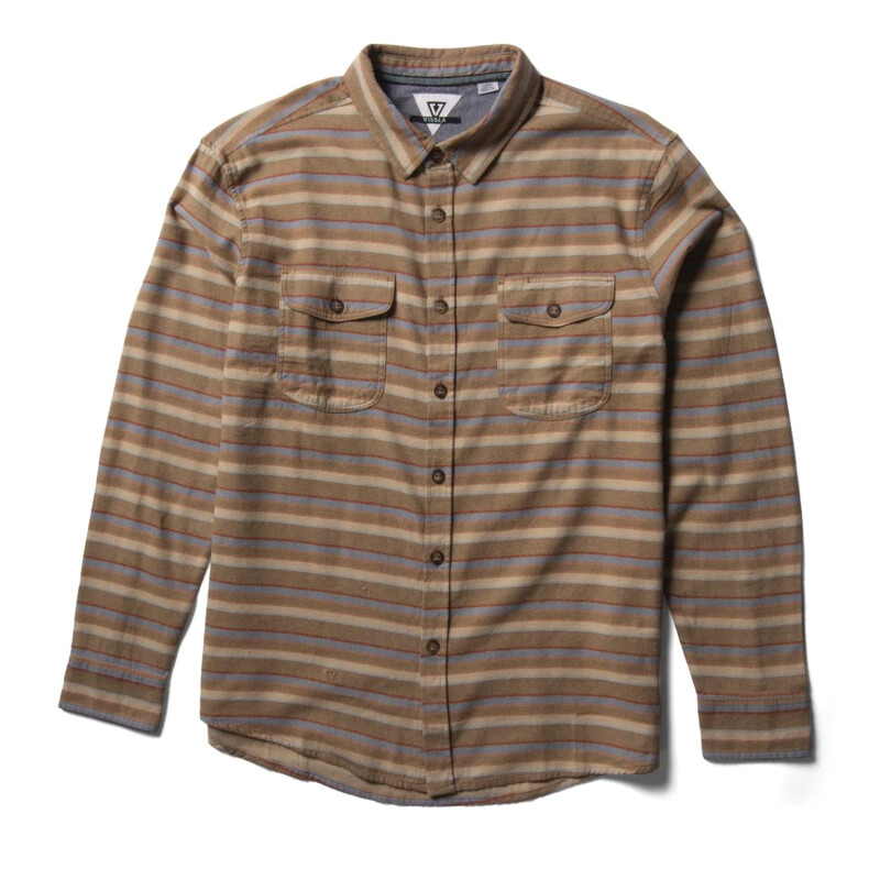 Camisa Vissla Central Coast Eco Flannel Marrón Camisa Vissla Central Coast Eco Flannel Marrón