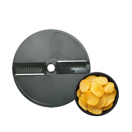 Disco Corte en Rodajas Rizadas 4 mm W4 Disco Corte en Rodajas Rizadas 4 mm W4