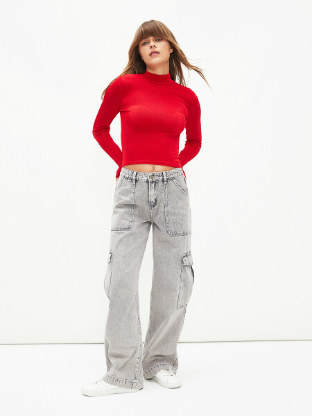 POLERA LUMINA ROJO