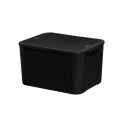 CAJA ORGANIZADORA SIMIL RATTAN NEGRO N°4 42 LTS Sin color