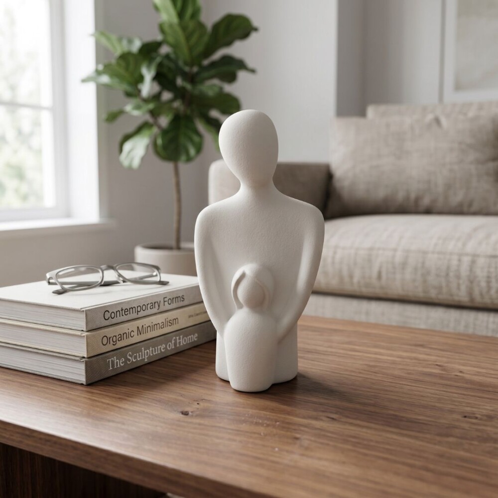 Adorno de Cerámica - Padre Hija Adorno de Cerámica - Padre Hija