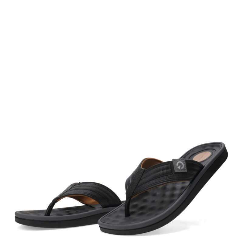 Sandalias de Hombre Cartago Alabama Thong Negro - Marrón