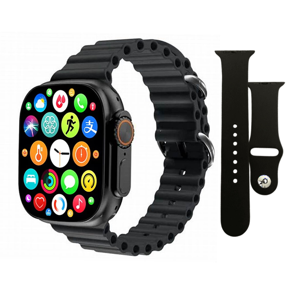 RELOJ SMARTWATCH WATCH ULTRA 2 NEGRO - NEGRO 