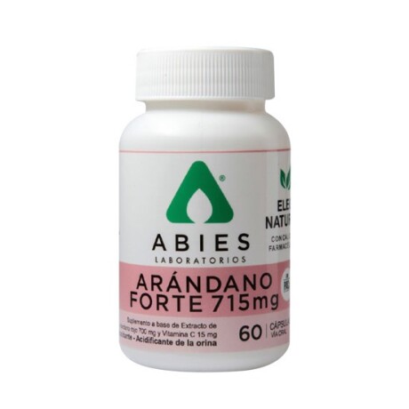 Arándano Forte Abies 715mg 60 Cápsulas Arándano Forte Abies 715mg 60 Cápsulas
