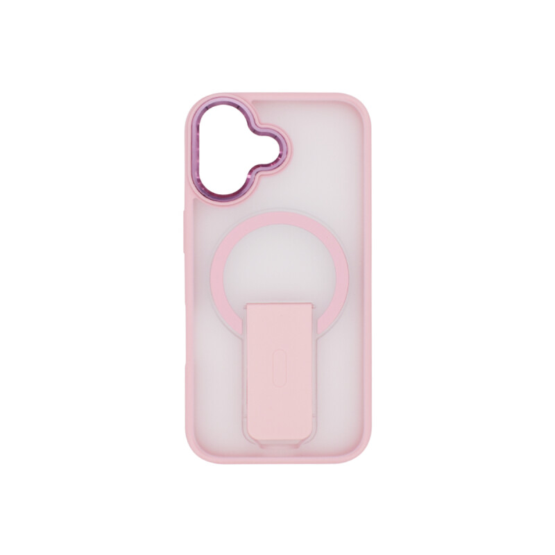 Protector para iPhone 17 Magsafe y soporte color rosa Protector Para Iphone 17 Magsafe Y Soporte Color Rosa