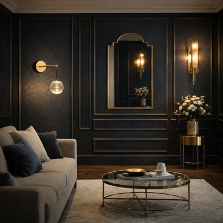 Aplique Led bocha dorada luz flotante 5W Aplique Led bocha dorada luz flotante 5W